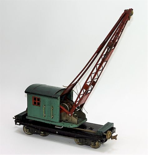 Antique Lionel No. 219 Train Locomotive Crane Car