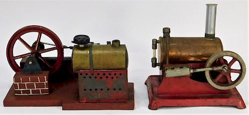 2 Antique American Steam Engines