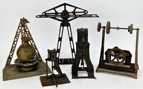 5PC Assorted American Steam Engine and Motor Parts