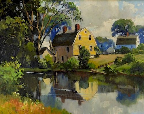 Charles Gordon Harris Nantucket Landscape Painting