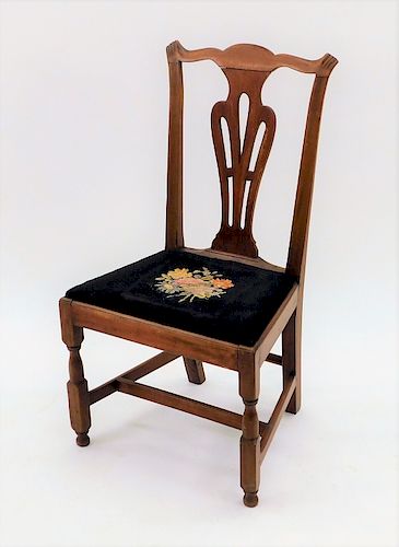 C1800 American Chippendale Transitional Side Chair
