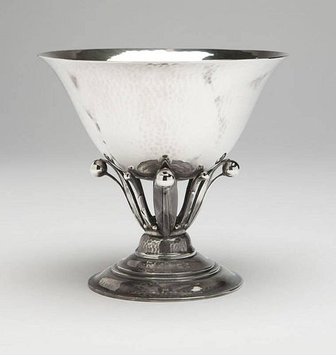 A Georg Jensen sterling silver compote