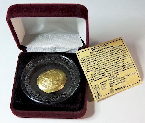 Ancient Byzantine Constantine X Nomisma Gold Coin
