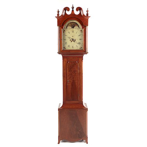 Pennsylvania Federal Walnut Tall Case Clock