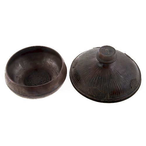 Three Oriental Bronze Objects