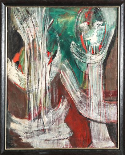 Rolph Scarlett Modern Abstract Oil on Canvas