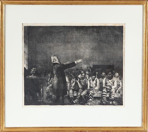 George Bellows "Benediction in Georgia" Lithograph
