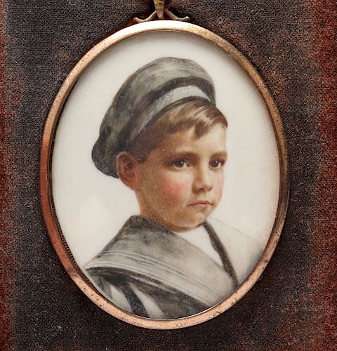 Enoch Fairhurst Portrait Miniature, 1922