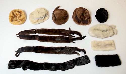 Fur Hats, Stoles, Headbands, 11