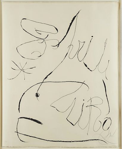 Joan Miro "Espriu" Etching