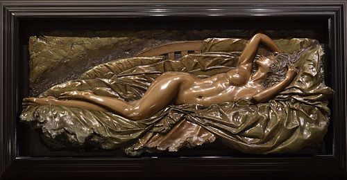 Bill Mack "Tranquility" Bonded Bronze Relief Sculpture