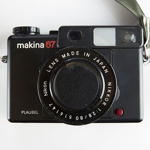 Makina 67 Plaubel Nikon Camera w/ Nikkor Lens