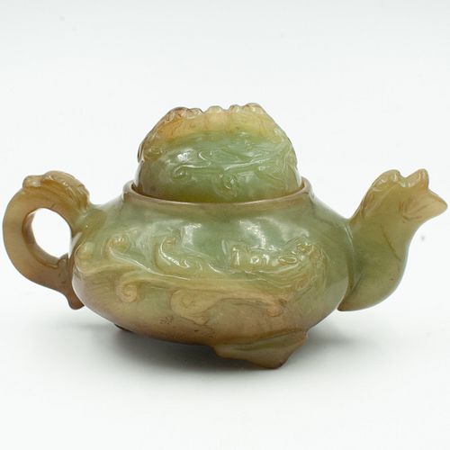 Antique Chinese Jade Teapot