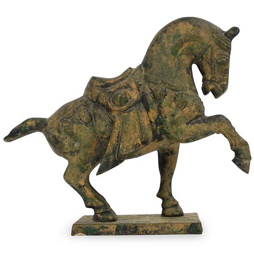 Tang Style Cast Metal Chinese Horse