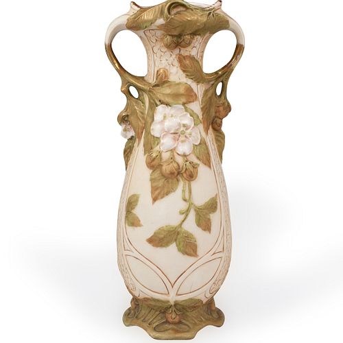 Art Nouveau Royal Dux Porcelain Vase