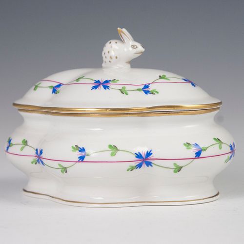 Herend "Blue Garland" Porcelain Trinket Box