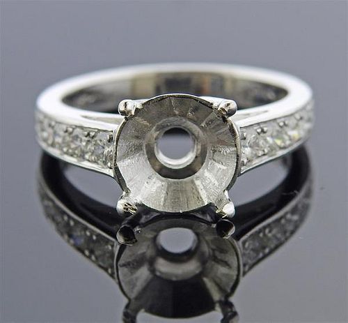Platinum Diamond Ring Setting
