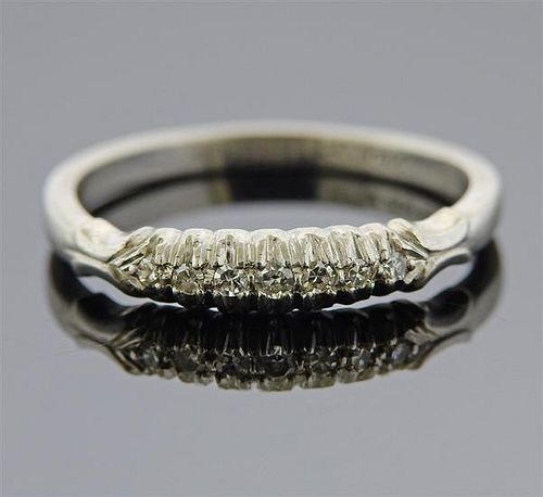 Platinum Diamond Wedding Band Ring