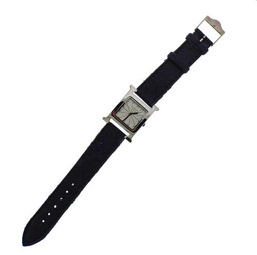 Hermes H Stainless Steel Watch