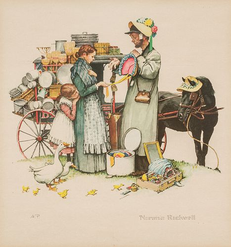 Norman Rockwell | The Country Peddler