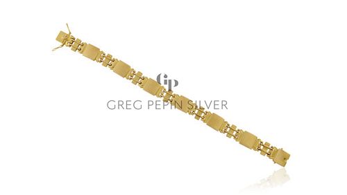 Vintage Georg Jensen 18kt Gold Bracelet 287 by Oscar Gundlach-Pedersen