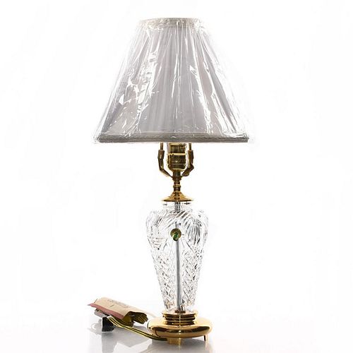 WATERFORD BEDSIDE TABLE LAMP WITH LAMP SHADE