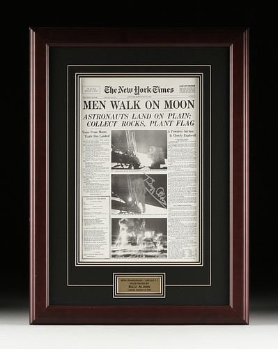 A BUZZ ALDRIN NASA ASTRONAUT AUTOGRAPH, "40th Anniversary - Apollo 11," 2009,