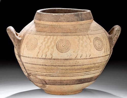 Large Rounded Cypriot Polychrome Amphora