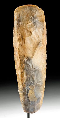 Massive Danish Chert Thick-Butted Neolithic Axe