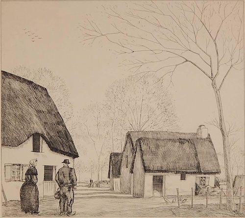 Jean Emile Laboureur etching