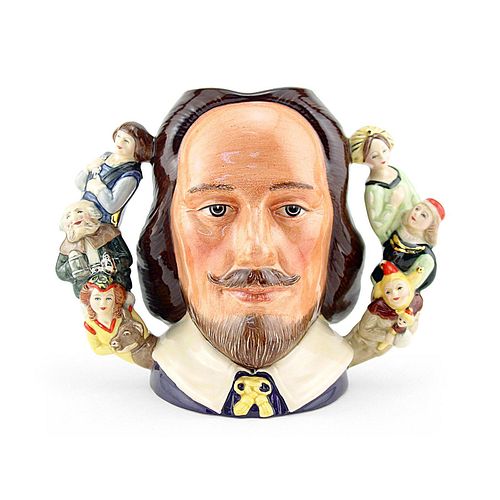 SHAKESPEARE D6933 (DOUBLE HANDLE) - LARGE - ROYAL DOULTON CHARACTER JUG