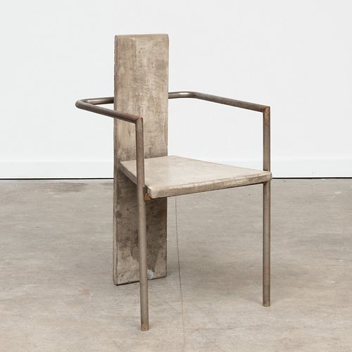 Jonas Bohlin Steel and Concrete 'Concrete' Chair, for Kallemo