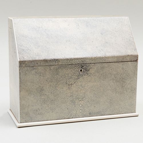 Shagreen Letter Box and a Table Box