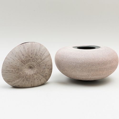 Two Contemporary Porcelain Vases