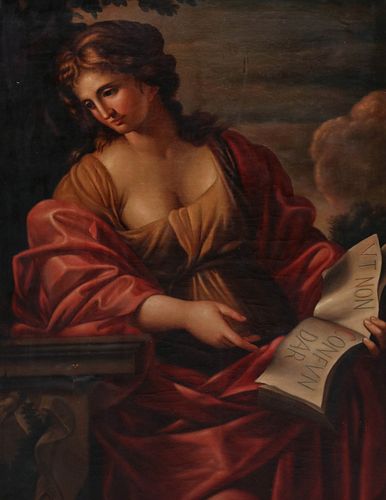 PORTRAIT OF THE CUMEAN SYBIL AFTER GIOVANNI ROMANELLI