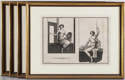 18TH C. ETCHINGS FROM 'RACCOLTA DI PITTURE D'ERCOLO'