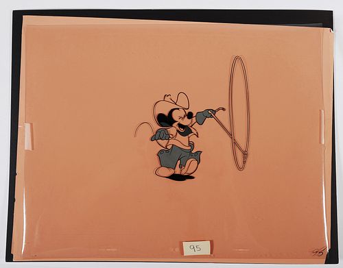 MICKEY MOUSE Publicity Animation Art Cel 