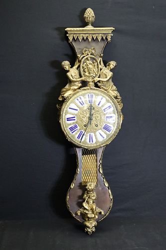 Fine Quality Bronze Mounted French Clock With