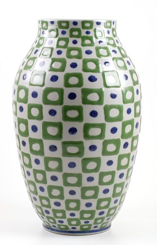 Midcentury Pottery Vase, Continental