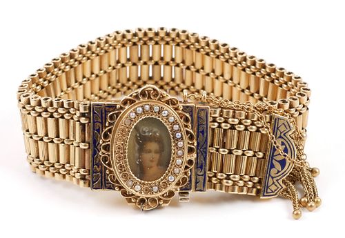Victorian 14K Gold Bracelet/Watch