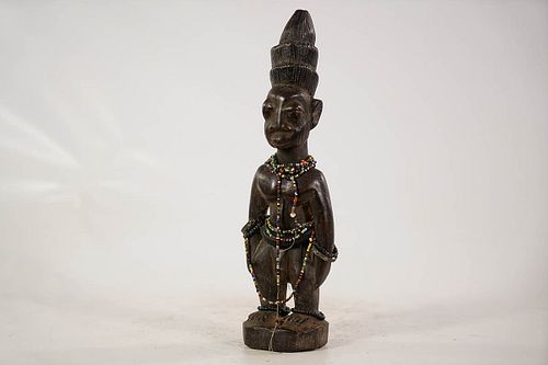 A Fine Yoruba Ibjeji Twin Figure