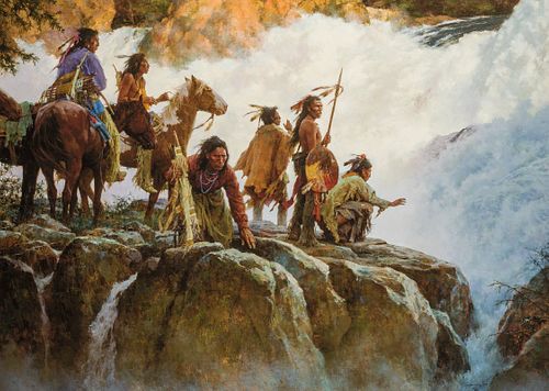 Howard Terpning | The Force of Nature Humbles All Men