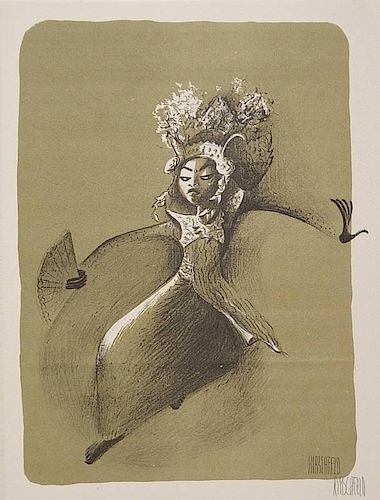 Al Hirschfeld lithograph