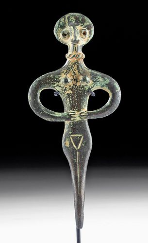 Syrian Middle Bronze Age Goddess Figure, Art Loss Cert
