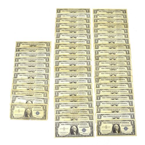 (54) US $1.00 Blue Note Silver Certificates