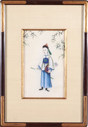 Chinese School Pith or Rice Paper Painting