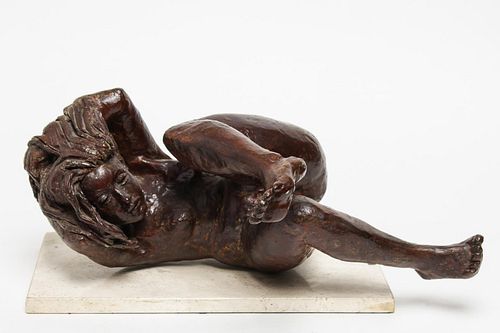 Evelyn Morgenbesser Bronze Model Of A Woman
