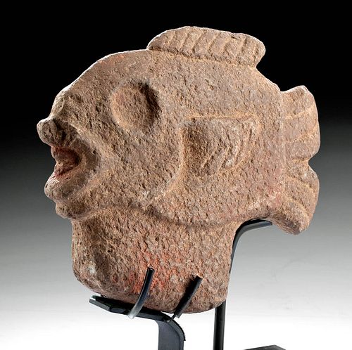 Rare / Fine Maya Stone Hacha - Fish Form