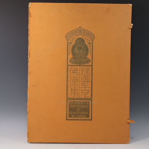 RARE 1956 STATUES AND PICTURE OF GAUTAMA BUDDHA BOOK