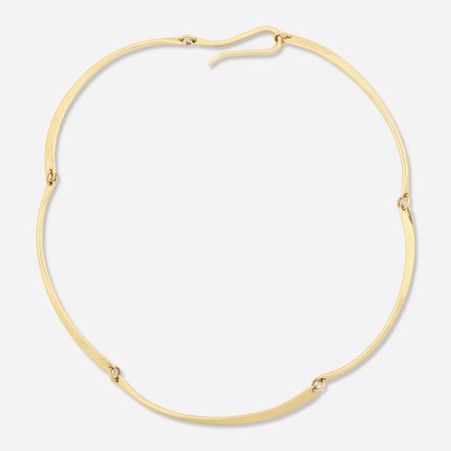 Jules Brenner, Yellow gold necklace